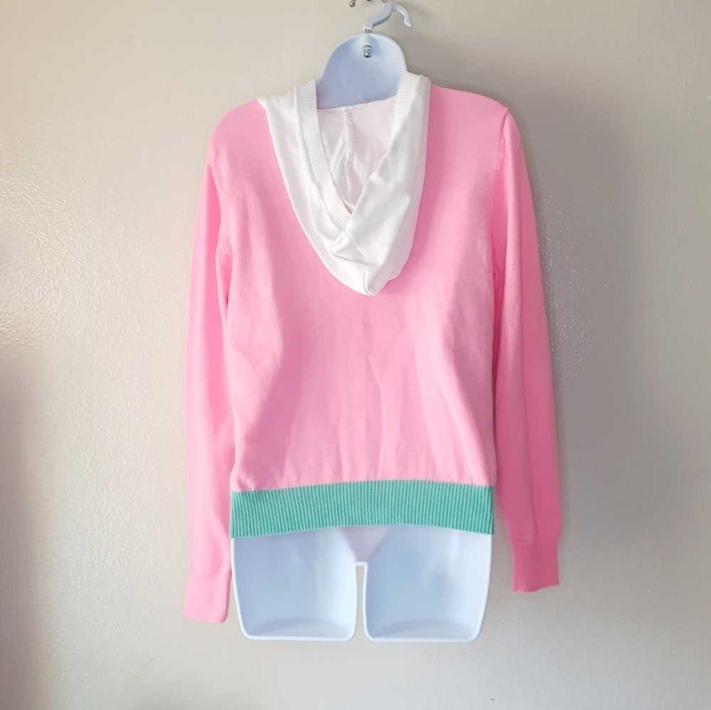 WELL WORN Holiday Sweater Women's Llama Hoodie. Size L - Picture 3 of 11